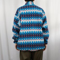 画像3: 2016AW Patagonia 総柄 スナップT XL (3)