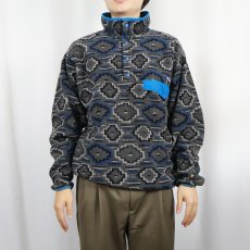 画像2: 2012AW Patagonia 総柄 スナップT M (2)