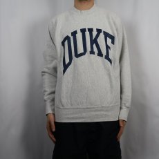 画像2: 90's USA製 REVERSE WEAVE TYPE "DUKE" プリントスウェット L (2)