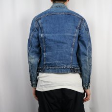 画像3: 60〜70's LEVI'S 70505 BIGE USA製 ワッペン付き ブランケットライナー デニムジャケット (3)