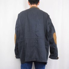 画像3: ORVIS エルボーパッチ付き コットンハンティングジャケット NAVY XXL (3)