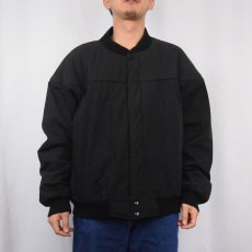 画像2: 90's BLAIR 中綿入り ダービージャケット BLACK XL (2)