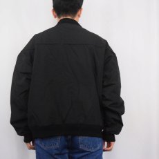 画像3: 90's BLAIR 中綿入り ダービージャケット BLACK XL (3)