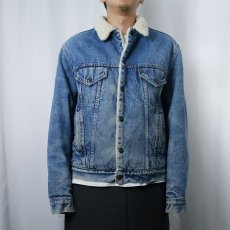 画像2: 80's Levi's USA製 ボアライナー デニムジャケット SIZE42L (2)