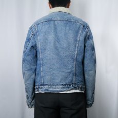 画像3: 80's Levi's USA製 ボアライナー デニムジャケット SIZE42L (3)