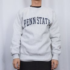 画像2: 90's USA製 REVERSE WEAVE TYPE "PENN STATE" プリントスウェット M (2)