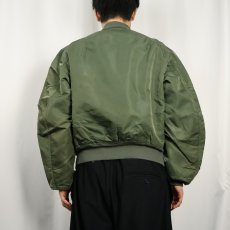 画像4: 民間品 ALPHA INDUSTRIES "MA-1 TYPE" フライトジャケット L (4)