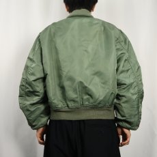 画像6: 民間品 ALPHA INDUSTRIES "MA-1 TYPE" フライトジャケット XL (6)