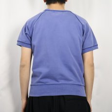 画像3: 90's POLO SPORT Ralph Lauren "RALPH'S HARBOR" プリント半袖ラグランスウェット S (3)