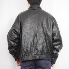 画像3: Eddie Bauer レザージャケット BLACK L (3)