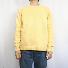 画像2: 90's LANDS' END JAPAN製 コットンニットセーター XL (2)