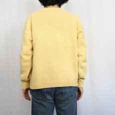 画像3: 90's LANDS' END JAPAN製 コットンニットセーター XL (3)