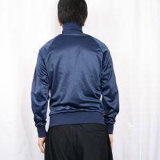 画像3: 80's adidas USA製 ATP TYPE ボーダー柄 トラックジャケット NAVY S (3)