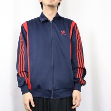 画像2: 80's adidas トラックジャケット NAVY L (2)