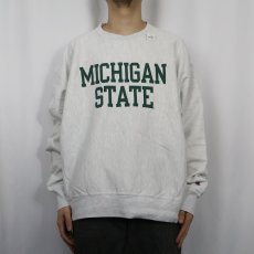 画像2: 2000's Champion REVERSE WEAVE "MICHIGAN STATE" プリントスウェット (2)