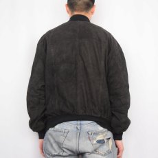 画像3: EURO MARCO.POLO スエードレザージャケット BLACK SIZE50 (3)