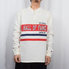 画像2: 80's Champion USA製 "HALL OF FAME" プリントヘンリーネックロンT XL (2)