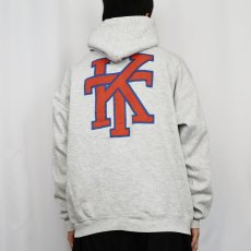 画像4: 90's TULTEX USA製 "KEANSBURG TITANS" バックプリントスウェットフーディー XL (4)