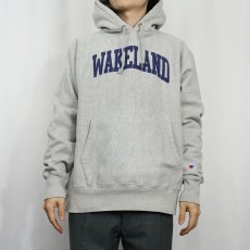 画像2: Champion REVERSE WEAVE "WAKELAND" プリントスウェットフーディー L (2)