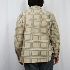 画像3: 80's Doeskin チェック柄 ヘビーネルシャツ XL (3)