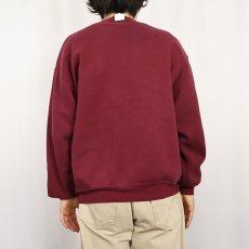 画像3: 90's RUSSELL ATHLETIC USA製 "CENTRAL MICHIGAN" 前V プリントスウェット XL (3)