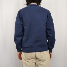 画像3: 90's Champion USA製 無地スウェット NAVY M (3)