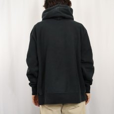 画像3: Champion REVERSE WEAVE 目無し スウェットフーディー BLACK XL (3)