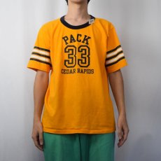 画像2: 70〜80's USA製 "PACK 33 CEDAR RAPIDS" プリントTシャツ XL (2)