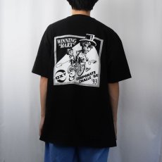 画像4: 90's USA製 "A Day at the Races" イラストプリントTシャツ XL (4)