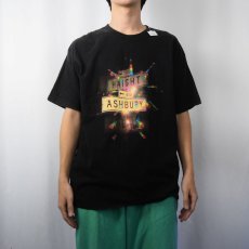 画像2: Gene Anthony "HAIGHT ASHBURY" 看板プリントTシャツ L (2)