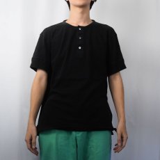 画像2: 【お客様専用ページ】POLO Ralph Lauren 無地 ヘンリーネックTシャツ BLACK L (2)