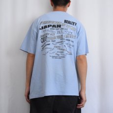 画像4: "My Japanese T-shirt sictionary 私の日本語 Tシャツ辞典" ラメプリントTシャツ XL (4)