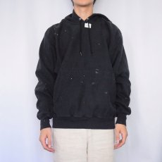 画像2: 2000's Champion REVERSE WEAVE スウェットフーディー 目無し BLACK M (2)