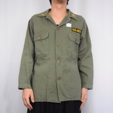 画像2: 50's U.S.ARMY HBT ユーティリティシャツ (2)