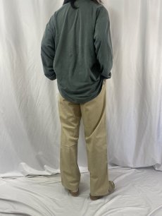 画像4: 90's POLO Ralph Lauren USA製 "POLO CHINO" ツータックチノトラウザーズ W33 (4)