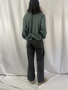 画像4: 90's Levi's 501 USA製 ブラックデニムパンツ W31 (4)