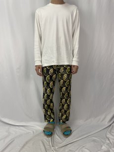 画像2: 90's〜 DRIES VAN NOTEN 総柄 シルクパンツ W31 (2)