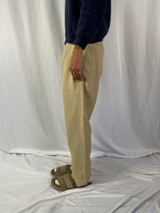 画像3: POLO Ralph Lauren リネン×シルク スラックス W33 (3)