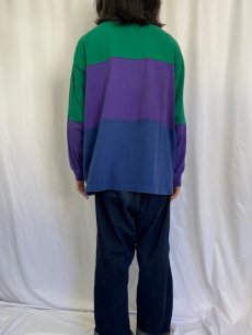 画像4: 90's GAP 切り替えデザイン タートルネックロンT XL (4)