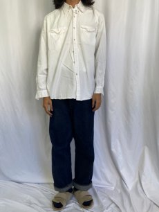 画像2: 90's GAP コットンボタンダウンシャツ L (2)