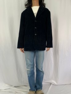 画像2: 90's PENDLETON エルボーパッチ付き コーデュロイテーラードジャケット L (2)