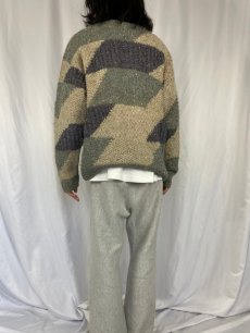 画像4: 80〜90's  Woolrich 柄編み ニットセーター (4)