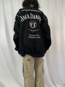 画像4: JH DESIGN "JACK DANIEL'S" ワッペン×刺繍レーシングジャケット 3XL (4)