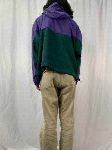 画像4: 90's GAP フリース切り替え アノラックパーカー XL (4)