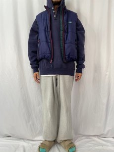 画像2: 80〜90's L.L.Bean USA製 パッカブル 中綿入り ナイロンベスト XL (2)