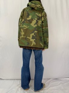 画像4: 90's U.S.MILITARY ECWCS ウッドランドカモ パーカ GEN1 後期 MEDIUM REGULAR (4)