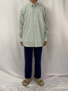 画像2: 90's〜 Ralph Lauren "BLAKE" ストライプ柄 コットンボタンダウンシャツ XL (2)