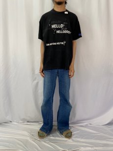 画像2: IBM "HELLO?" コンピューター企業Tシャツ XL (2)