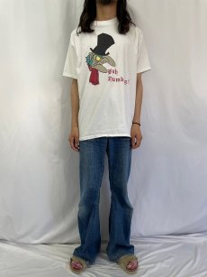 画像2: 90's A Christmas Carol USA製 "Bah Humbug!" 中編小説プリントTシャツ XL (2)