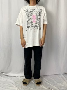 画像2: 90's Charles Ifergan USA製 "A 20 YEAR LOVE AFFHAIR" フォトプリントTシャツ XL (2)